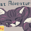 Cat Adventures  -Menu. Un progetto di Illustrazione animata, Pixel art e Illustrazione digitale di Rafaella Yoshida - 12.02.2024