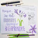 Mi proyecto del curso: Introducción al bullet journal ilustrado. Un projet de Illustration traditionnelle, Lettering, Dessin , et Lettering manuel de Freidimar Gonzalez - 08.02.2024