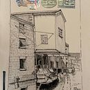 My project for course: Illustrated Diary: Fill Your Sketchbook with Experiences. Un projet de Illustration traditionnelle, Esquisse , Dessin, Carnet de croquis et Illustration à l'encre de Hilary Rhodes - 14.02.2024