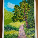 Meu projeto do curso: Pintura de paisagens com guache para iniciantes . Arte plastice, Pictura, Ilustrație naturalistă și Pictură cu guașă de Dan - 02.14.2024