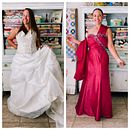 Old wedding dress transformation!. Sewing project by Caitlin Trantham - 02.14.2024