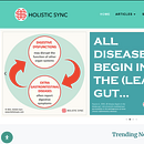 Integrative Medicine Professional Website - Course Project. UX / UI, Informática, Web Design, Desenvolvimento Web, Programação sem código, e Design de produto digital projeto de Andréa Fuzimoto - 10.02.2020