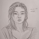 Mi proyecto del curso: Cuaderno de retratos a línea con grafito. Artes plásticas, Esboçado, Desenho, Desenho de retrato, e Sketchbook projeto de María Brugés Arce - 15.02.2024