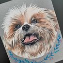 Um dos amores <3 . % Flávia Galimberte Bozeda tarafından hazırlanan Geleneksel illüstras, on, Renkli Kalem Çizimi, Sanatsal Çizim, Gerçekçi Çizim, Portre Çizimi, Çizim, Ve Kalem Çizimi projesi - 02.13.2024