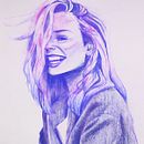 My project for course: Vibrant Portrait Drawing with Colored Pencils. Un progetto di Disegno, Disegno di ritratti, Sketchbook e Disegno con matite colorate di Eva Boyer - 03.02.2024