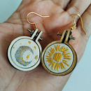 Aretes eclipsados Ein Projekt aus dem Bereich Stickerei von Leidy Vanessa Vallejo Sanchez - 16.02.2024