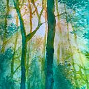 Meu projeto do curso: Paisagens de sonhos com aquarela: pintura com luz . % diegofaria tarafından hazırlanan Tablo, Sulubo, Ve a Resim projesi - 02.17.2024