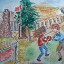 My project for course: Artistic Watercolor Sketching: Dare to Express Your Ideas. Un progetto di Illustrazione tradizionale, Bozzetti, Creatività, Disegno, Pittura ad acquerello e Sketchbook di Julia Sargeaunt - 18.02.2024