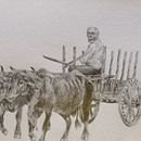 La carreta de la muerte. Un projet de Illustration traditionnelle de angel_goca - 19.02.2024