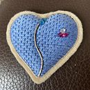 Mon projet du cours : Introduction à la technique de la broderie d'or. Un proyecto de Ilustración tradicional y Bordado de Hélène Rose - 19.02.2024