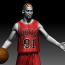 Dennis Rodman. Design de personagens, 3D, e Escultura projeto de ROMARIO CUELE ORIAS - 19.02.2024