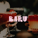 baru bar. Un projet de Br, ing et identité, T, pographie , et Création de logos de Barbara Ruiz - 20.02.2024