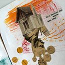 Meu projeto do curso: Caderno criativo: experimente com colagem, estampagem e decupagem. Un progetto di Illustrazione tradizionale, Collage, Papercraft e Sketchbook di Pati Peccin - 13.02.2024