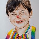Mi proyecto del curso: Retrato realista al pastel tiza Ein Projekt aus dem Bereich Traditionelle Illustration, Bildende Künste, Zeichnung, Porträtzeichnung und Realistische Zeichnung von Mari Vidal - 21.02.2024