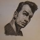 My project for course: Artistic Portrait Drawing: Capture Authentic Expressions. Un projet de Illustration traditionnelle, Beaux Arts, Esquisse , Dessin au cra, on, Dessin, Dessin de portrait, Dessin réaliste, Dessin artistique , et Dessin anatomique de Roman Popik - 22.02.2024