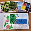 My project for course: Watercolor Travel Journal. Un progetto di Illustrazione tradizionale, Pittura ad acquerello, Illustrazione architettonica e Sketchbook di Stefanie W - 23.02.2024