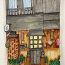 Mi proyecto del curso: Ilustración de escenas con acuarela y pluma estilográfica. Un progetto di Pittura, Bozzetti, Pittura ad acquerello, Illustrazione architettonica e Illustrazione con inchiostro di Alejandra B. Rosales - 25.02.2024