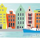 City´s @ the waterfront. Graphic Design, Creativit, and Digital Illustration project by Miranda van der Steen - Blei - 03.01.2021