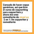 Mi proyecto del curso: Copywriting para copywriters. Un progetto di Pubblicità, Cop, writing, Stor, telling e Comunicazione di paolafalvarez - 10.08.1998