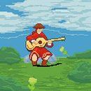 Mi proyecto del curso: Introducción al diseño de personajes en pixel art. Un projet de Conception de personnages, Jeux vidéo, Pixel art , et Conception de jeux vidéo de marcos_vallasciani - 27.02.2024