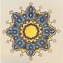 My project for course: Introduction to Islamic Art: Create Biomorphic Patterns. Projekt z dziedziny  Malarstwo, Pattern design,  R, sunek, Malowanie akwarelą,  R i sunek atramentem użytkownika Michelle McKnight - 26.02.2024