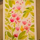 Mi proyecto del curso: Acuarela floral: conecta con la naturaleza. Un projet de Illustration traditionnelle, Peinture, Aquarelle et Illustration botanique de Elena - 23.02.2024