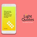 Light Quotes App. Un proyecto de UX / UI de Lina Yohay - 29.02.2024