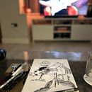 Meu projeto do curso: Técnicas de desenho para iniciantes. Un projet de Esquisse , Dessin au cra, on, Dessin, Carnet de croquis et Illustration à l'encre de Joana Almeida - 21.02.2024