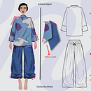 My project for course: Fashion Lookbook: Design Croquis in Adobe Illustrator. Ilustração tradicional, Design gráfico, Ilustração vetorial, Design de moda, Ilustração digital, e Desenho de moda projeto de Subhechha Bhatta - 29.02.2024