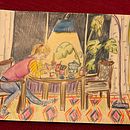 Mein Abschlussprojekt für den Kurs: Das Skizzenbuch als Erkundungsreise: Finde deinen Zeichenstil. Traditional illustration, Sketching, Creativit, Drawing, Watercolor Painting, Sketchbook, and Gouache Painting project by k_matthaei - 03.01.2024