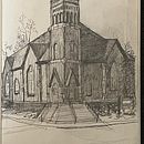 A church I drew. Projekt z dziedziny Sketching użytkownika Jim Lee - 02.03.2024