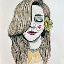 Renacer. Un projet de Conception de personnages, Beaux Arts, Peinture, Aquarelle, Dessin de portrait , et Dessin artistique de Nancy De Leon - 02.09.2022