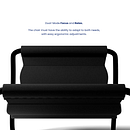 ZENITH - SLING LOUNGE CHAIR. Un progetto di Design e creazione di mobili, Design industriale e Product design di Ady - 03.03.2024