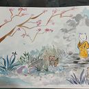 Mi proyecto del curso: Ilustración en acuarela con influencia japonesa . % florescespedes6 tarafından hazırlanan Geleneksel illüstras, on, Çizim, Sulubo, Ve a Resim projesi - 03.06.2024