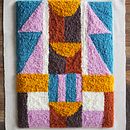 My project for course: Punch Needle Techniques for Custom Accessories. Un projet de Artisanat, Broderie, Art textile, DIY, Punch needle , et Design textile de weronika_kolago - 09.03.2024