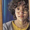 Meu projeto do curso: Retrato realista com giz pastel. Projekt z dziedziny Trad, c, jna ilustracja,  Sztuki piękne,  R, sunek, Portret, R, sunek realist i czn użytkownika Suellen Monteiro - 10.03.2024