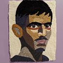 My project for course: Embroidered Portraits with Punch Needle. Embroider, Punch Needle, and Textile Design project by bjorn_tunt - 03.10.2024