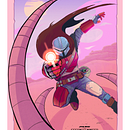 Meu projeto do curso: Ilustrações dinâmicas: crie desenhos que saltam do papel Ein Projekt aus dem Bereich Traditionelle Illustration, Design von Figuren, Zeichnung und Digitale Illustration von Matheus Couto de Oliveira - 11.03.2024