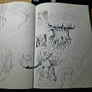 Mi proyecto del curso: Sketchbook fantástico: dibuja personajes desde la imaginación . % Ramiro Agustín Vizcarra tarafından hazırlanan Geleneksel illüstras, on, Yaratıcılık, Çizim, Ve Eskiz defteri projesi - 03.11.2024