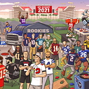 NFL Kickoff 2021/22 Season - Tailgate. Digital Illustration, Digital Drawing, and Digital Painting project by Rafael Dukenny - 09.08.2021