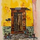 My project for course: Watercolor Urban Illustration: Portray your City. Painting, Drawing, Watercolor Painting, and Architectural Illustration project by Shelley Lehmann - 03.14.2024