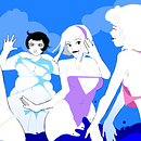 fun in the sun Ein Projekt aus dem Bereich Design und Digitale Illustration von Jasper - 14.03.2024