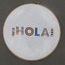 Mi proyecto del curso: Letras bordadas: el hilo como herramienta gráfica. Een project van Borduurwerk y Textielontwerp van Laura Peluso - 14.03.2024