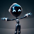 KIRA. 3D, Character Design, 3D Character Design, Digital Design, 3D Modeling, 3D Design, Design, and Graphic Design project by Adrián Pastorizzo - 03.14.2024