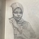 Beauty of Eyes. Un progetto di Belle arti, Disegno artistico, Disegno di ritratti, Disegno, Disegno realistico e Bozzetti di Arshad Raza Syed - 14.03.2024