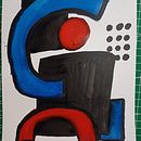 My project for course: Composition Design for Abstract Art. Un proyecto de Diseño, Ilustración tradicional, Bellas Artes, Diseño gráfico y Diseño digital de Gökşen Parlatan - 13.03.2024