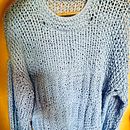 Mi proyecto del curso: Introducción al tejido de punto de prendas oversize Ein Projekt aus dem Bereich Erweiterungsentwicklung, Modedesign, Weben und Stricken von Mely Borrego - 14.03.2024