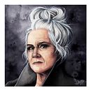 Meu projeto do curso: Retrato em aquarela a partir de uma fotografia - Vera Holtz. Un projet de Illustration traditionnelle, Aquarelle , et Dessin de portrait de Quihoma Isaac - 13.03.2024