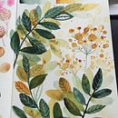 My project for course: Artistic Floral Watercolor: Connect with Nature. Een project van Traditionele illustratie, Schilderij, Aquarelschilderen y  Botanische illustratie van Teresa Figueiredo - 16.03.2024