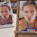 My project for course: Portrait Painting with Oil: Explore Light and Shade. Un progetto di Belle arti, Pittura e Pittura ad olio di jp_prusik - 15.03.2024